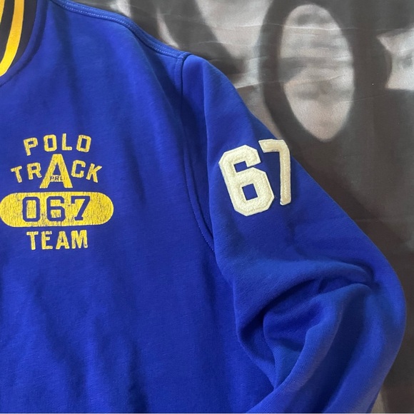 Polo Ralph Lauren Logo Fleece Baseball Jacket NWT - Picture 3 of 9